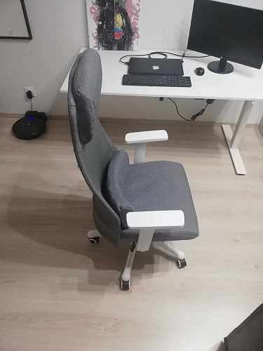Компьютерное кресло Salta gray / white фото покупателя 4