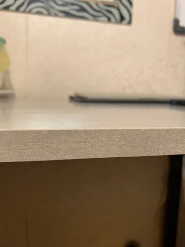 Письменный стол Битти Лофт 116х60х75 дуб вотан / черный матовый фото покупателя 60