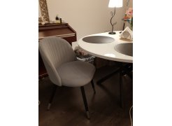 Стул на металлокаркасе Gabi blue / black фото покупателя 46