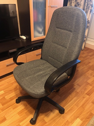 Компьютерное кресло CH747 черный, ткань фото покупателя 8