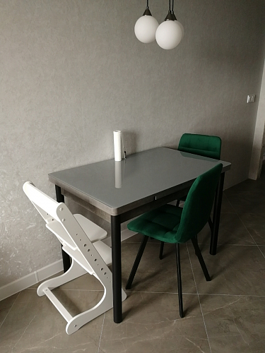 Стул на металлокаркасе Чилли синий / белый фото покупателя 1505