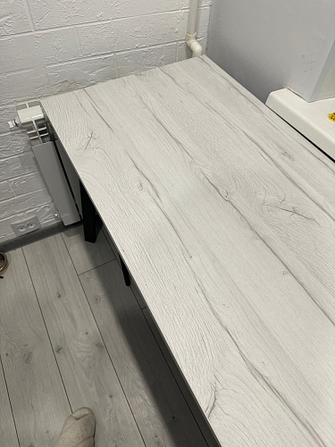 Стол Тринити Лофт 120 25 мм черный матовый / юта фото покупателя 113