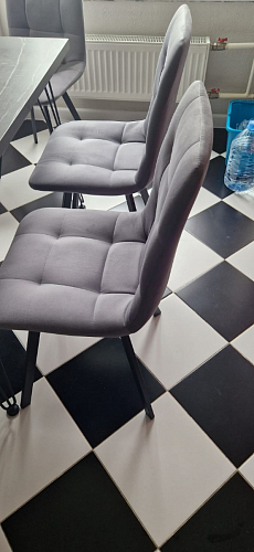 Стул на металлокаркасе Чилли бирюзовый / черный фото покупателя 1411