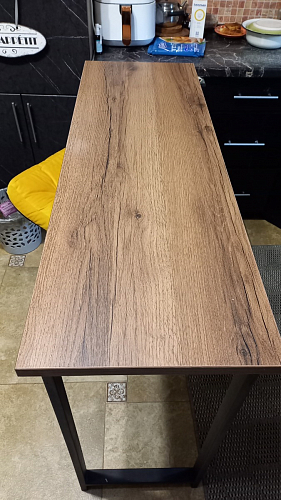 Барная стойка Дилан Лофт 120х60х90 бетон фото покупателя 150