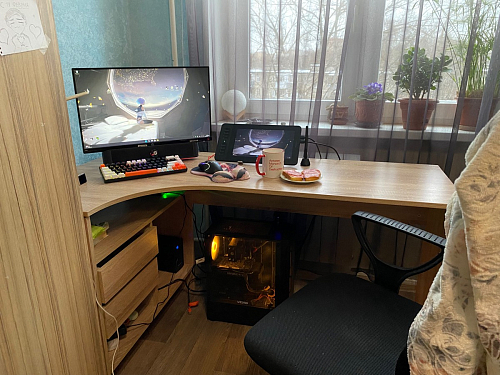 Стол письменный СПм-25 левый венге фото покупателя 63