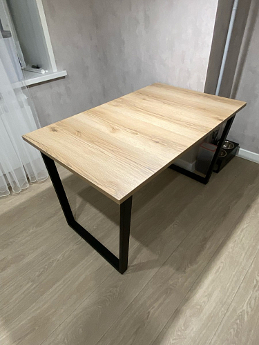 Стол Лота Лофт 120 32 мм бетон / черный матовый фото покупателя 558