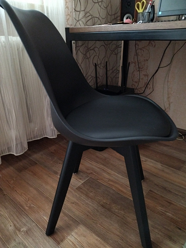 Деревянный стул Bonuss black / black фото покупателя 188