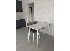 Стол Тринити Лофт 120 32 мм бетон / черный матовый фото покупателя 341