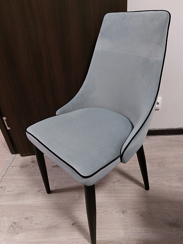 Стул на металлокаркасе Kora gray / black фото покупателя 466