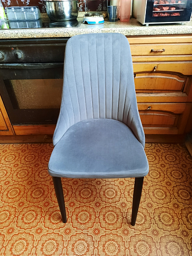 Стул на металлокаркасе Kora gray / black фото покупателя 178