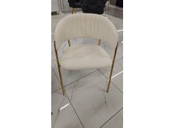 Стул на металлокаркасе Kamelia зеленый / золото из шоурума 7