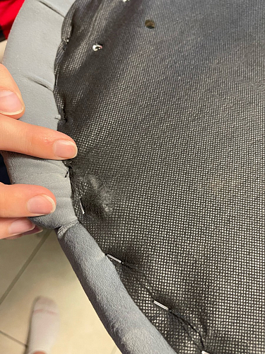 Стул на металлокаркасе Gabi 1 beige / black фото покупателя 891