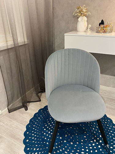 Стул на металлокаркасе Gabi green / black / silver фото покупателя 199