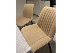 Стул на металлокаркасе Вейв светло-серый (hl 63) / 10К черный каркас фото покупателя 252