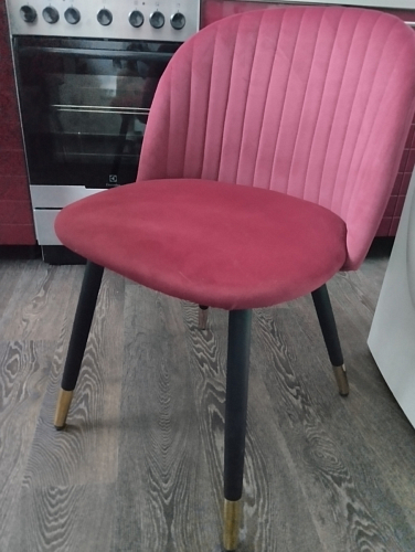 Стул на металлокаркасе Gabi gray / black фото покупателя 530