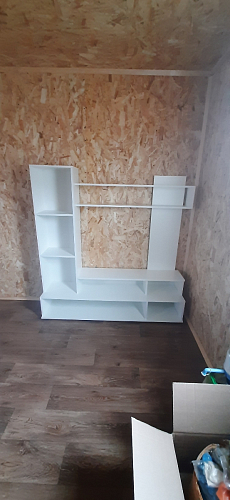 Готовая гостиная Jimenez дуб венге / белый глянец фото покупателя 16