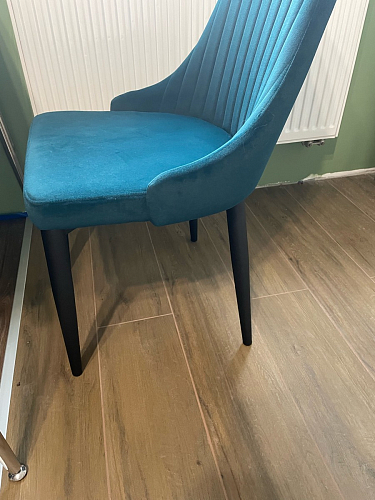 Стул на металлокаркасе Kora green / black фото покупателя 113