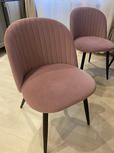 Стул на металлокаркасе Gabi 1 темно-серый / черный фото покупателя 274