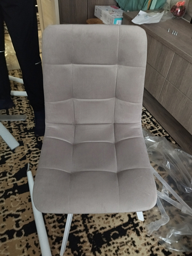 Стул на металлокаркасе Чилли зеленый / черный фото покупателя 854