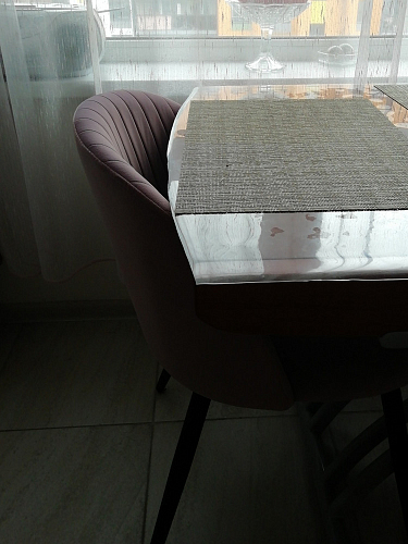 Стул на металлокаркасе Gabi latte / gold / black фото покупателя 873