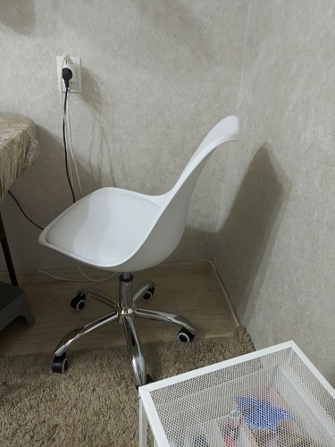 Компьютерное кресло Kolin с подушкой clear / white фото покупателя 163
