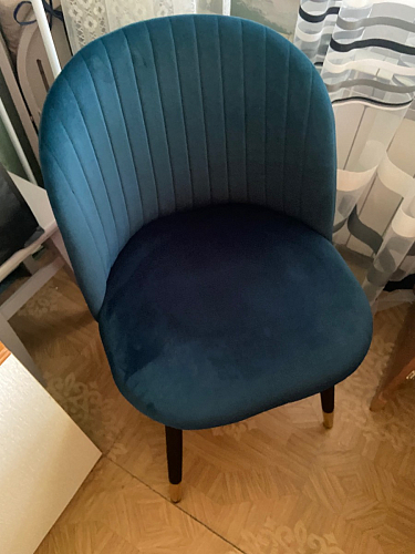 Стул на металлокаркасе Gabi latte / gold / black фото покупателя 207