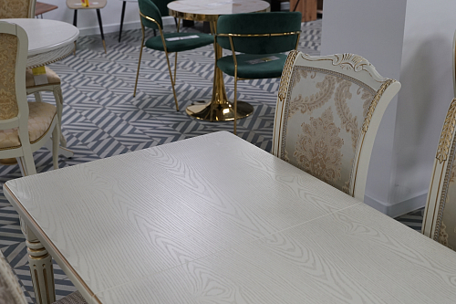 Деревянный стол Леджер вишня / патина из шоурума 5