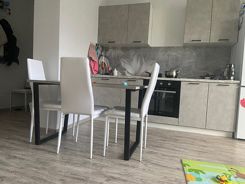 Деревянный стол Лота Лофт 120х75 белый матовый / дуб крафт золотой фото покупателя 270