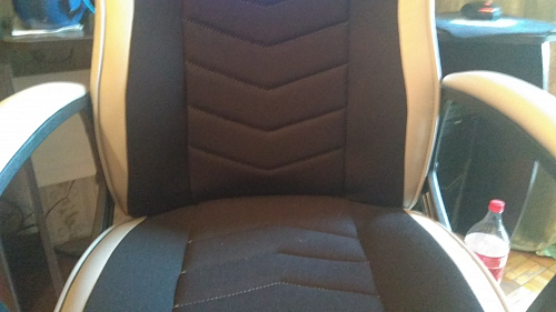 Компьютерное кресло Gamer черное / бежевое фото покупателя 131