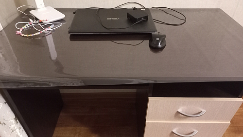 Стол письменный Бриз МДФ волна лайм / ясень светлый фото покупателя 109