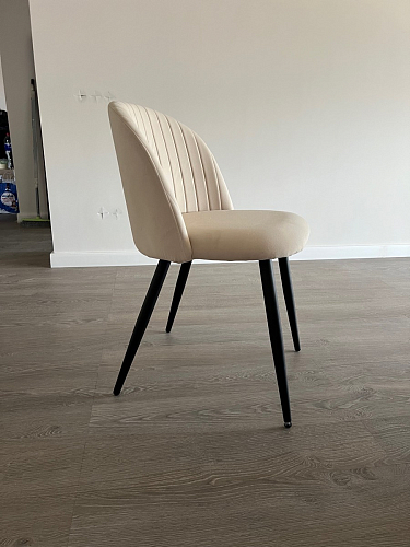 Стул на металлокаркасе Gabi gray / black фото покупателя 341