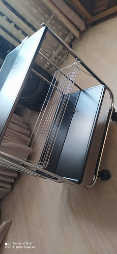 Столик сервировочный SC-5119 складной черный фото покупателя 46