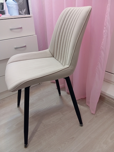 Стул на металлокаркасе Седа К кирпичный / черный фото покупателя 210