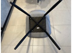 Стул на металлокаркасе Вейв светло-серый (hl 63) / 10К черный каркас фото покупателя 45