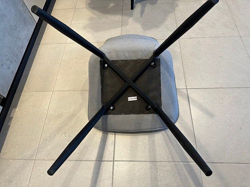 Стул на металлокаркасе Седа К латте / черный фото покупателя 45