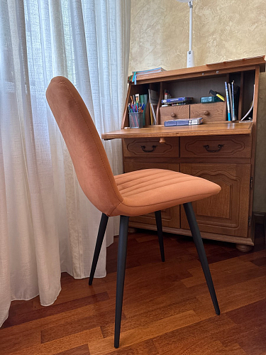 Стул на металлокаркасе Дани бежевый / белый фото покупателя 4