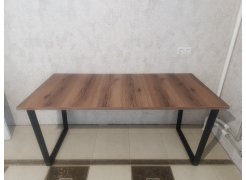 Деревянный стол Лота Лофт 120(160)х75 черный матовый / бетон светлый фото покупателя 709