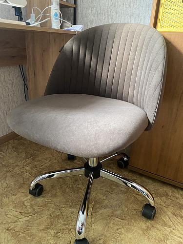 Компьютерное кресло Melody/Мелоди молочное фото покупателя 2