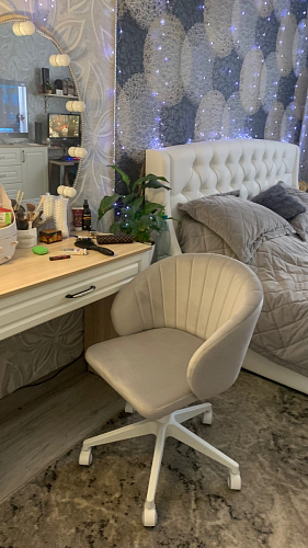 Компьютерное кресло Пард confetti silver серый / черный фото покупателя 185