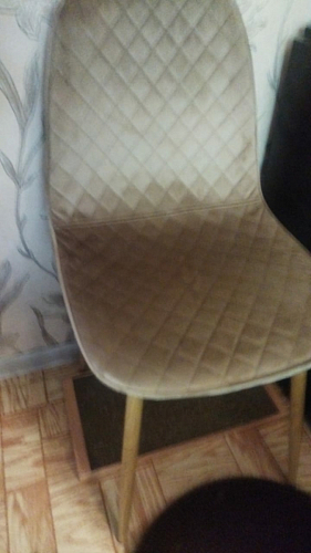 Стул на металлокаркасе Capri голубой фото покупателя 115