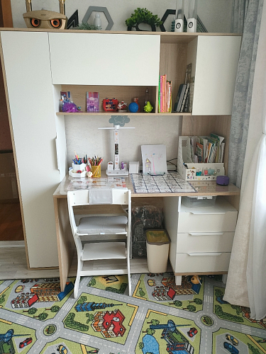 Компьютерный стол Комфорт 12.95 N дуб сонома / темно-серый фото покупателя 24