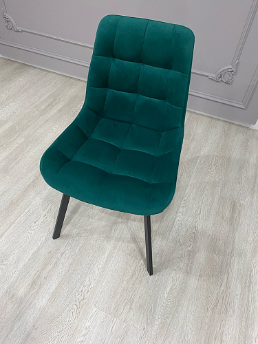 Стул на металлокаркасе Челси К бирюзовый / черный фото покупателя 188