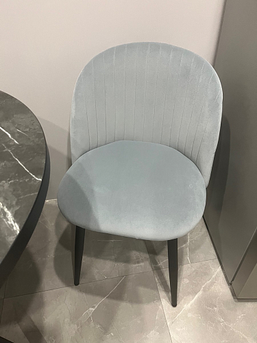 Стул на металлокаркасе Gabi 1 light purple / black фото покупателя 533