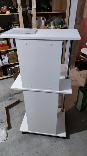 Компьютерный стол КСТ-12 белый  - Уцененный экземпляр фото покупателя 16