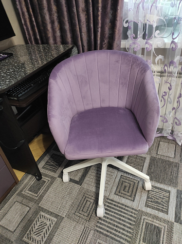 Компьютерное кресло Тибо сиреневый фото покупателя 203