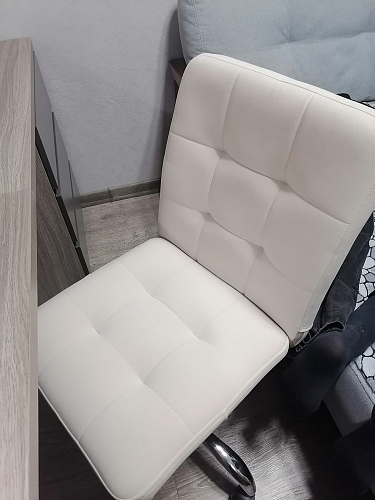 Компьютерное кресло Fiesta флок молочный 4 фото покупателя 9