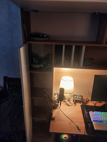 Письменный стол Лайт 03.243 дуб золотой (craft) / белый премиум фото покупателя 148