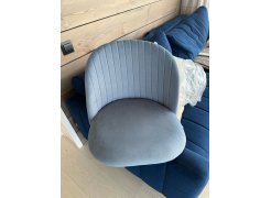 Стул на металлокаркасе Gabi 1 бежевый / черный с серебряными наконечниками фото покупателя 431