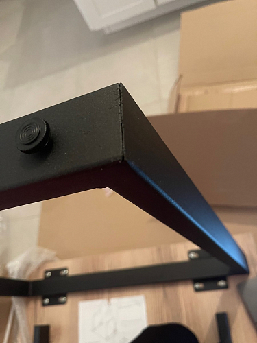 Деревянный стол Лота Лофт 140х80 черный матовый / бетон светлый фото покупателя 245