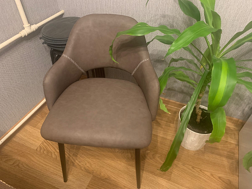 Стул на металлокаркасе Konor champagne / black фото покупателя 1